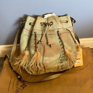 Patricia Nash New with Tags Bucket Bag. “Washed Denim Collection.” Boho Chic.